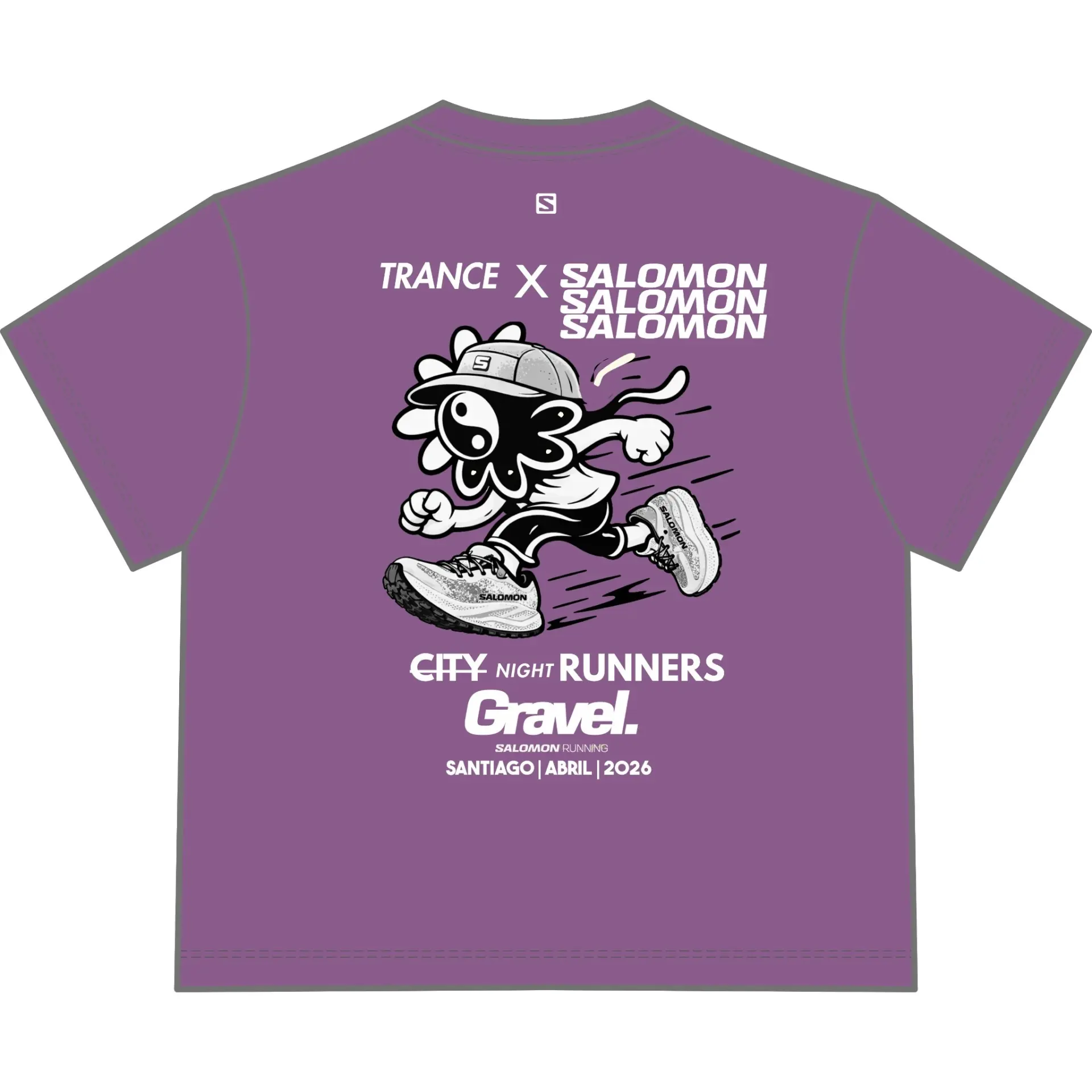 UPSIDE DOWN MARATHON 26 — TRANCE × SALOMON TEE